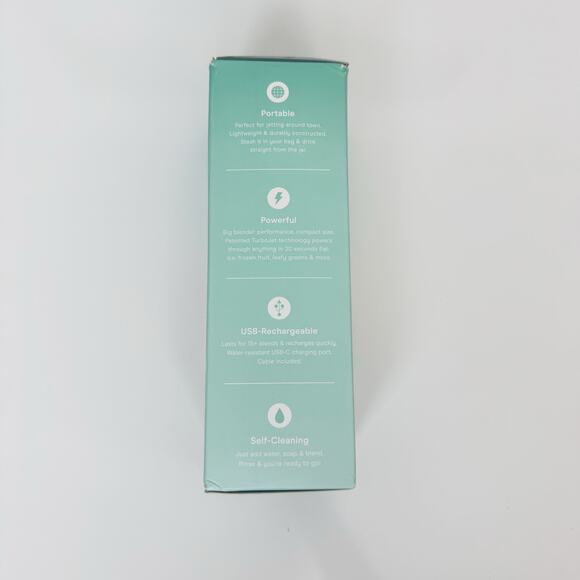 NEW BlendJet 2 Portable Blender Rechargable 20 oz Mint - Picture 4 of 5